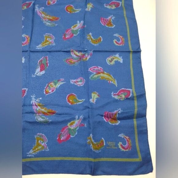 Liberty of London Vintage Silk Scarf Feathers - Picture 7 of 15